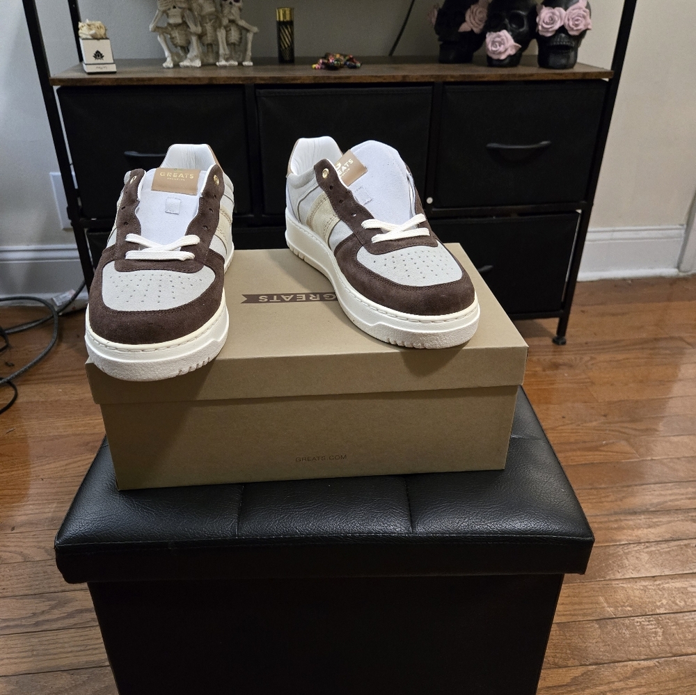 GREATS St. James Low Lace Up Sneakers